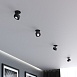 Потолочный поворотный светодиодный светильник Only 6W 4000K чёрный 25089/LED Elektrostandard - фото