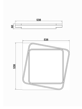 Потолочный светильник Freya Yaku FR10026CL-L93G - фото