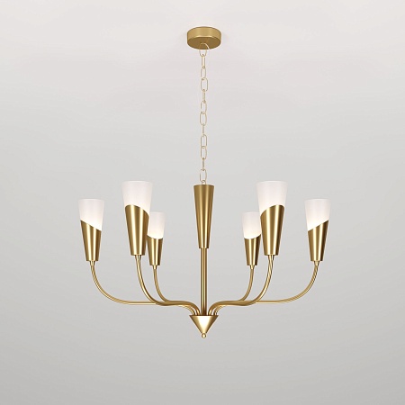 Подвесной светильник Eurosvet 60167/6 латунь - фото