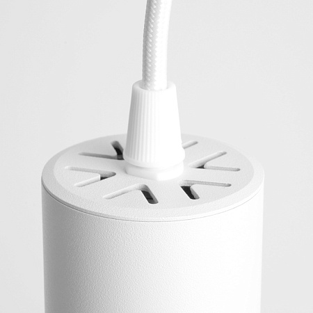 Светильник Feron AL196 трековый однофазный на шинопровод под лампу на подвесе GU10, белый - фото