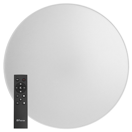 Светодиодный управляемый светильник Feron AL6200 “Simple matte” тарелка 165W 3000К-6500K белый - фото