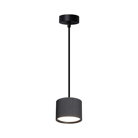 Светильник потолочный Feron Barrel HL4588 ARIA  levitation 12W, 230V, GX53, черный, на подвесе 1,7 м - фото