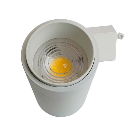 Светодиодный светильник Feron AL137 трековый однофазный на шинопровод 30W 4000K белый, изменяемый угол освещения 15-60град - фото