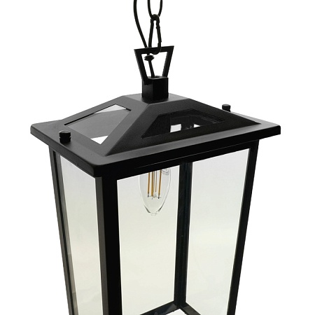 Светильник садово-парковый Feron PL755 на цепочке 60W E14 230V, черный - фото