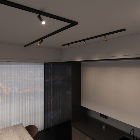 Умный трековый светильник 5W 2700-6500K Dim Cantors Slim Magnetic 85071/01 Elektrostandard - фото