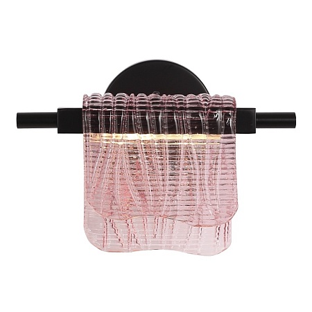 Светильник настенный ST-Luce черный/розовый LED 1*6W 3000K SL6021.401.06 - фото