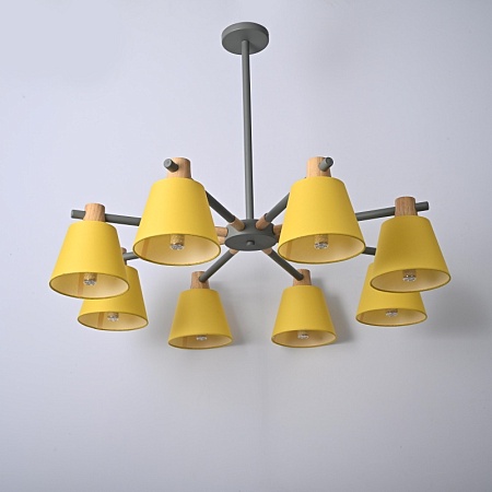 Потолочная Люстра На Штанге Natura A Yellow 8 Imperiumloft 177990-26 - фото