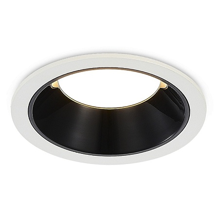 Св-к встр. Черный LED 1*7W 3000K 630Lm Ra80 120° IP20 D85xH45 100-240V ST755.438.07 - фото