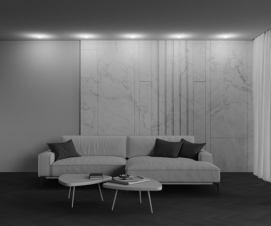 Встраиваемый светильник Technical Nude DL065-12W4K-W - фото