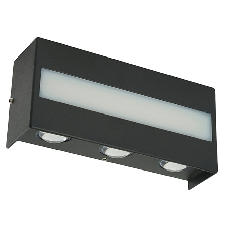 Светильник уличный светодиодный Feron DH902, 12W, 950Lm, 3000K, черный - фото