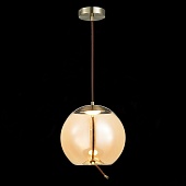 Люстра подвесная ST-Luce Бронза/Янтарный LED 1*10W 3000K SL6108.313.01