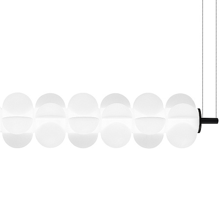 Светильник подвесной ST-Luce Черный/Белый LED 1*30W 3000K SL6121.413.01 - фото