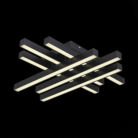 Люстра потолочная ST-Luce Черный/Белый,Черный LED 1*36W 3000K/4000K/6000K SL933.402.06 - фото