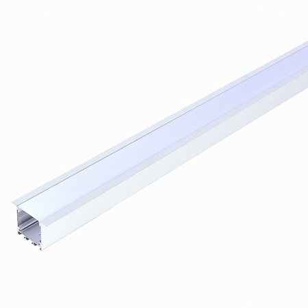 Встраиваемый алюминиевый профиль с рассеивателем(к-т: 2 загл.) ST-Luce Алюминий анодиро ST017.129.06 - фото