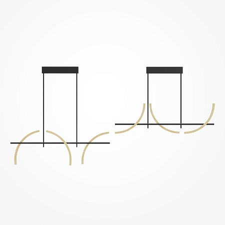 Подвесной светильник Maytoni MOD428PL-L20BK - фото