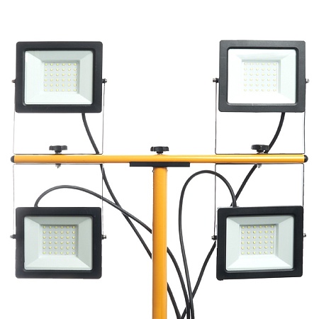 Светодиодный прожектор Feron LL-506 на штативе IP65 4*50W 6400K - фото