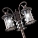 Светильник уличный наземный ST-Luce Темный кофе/Прозрачный, Темный кофе E27 3*100W SL080.425.03 - фото