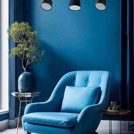 Светильник Feron AL119 трековый магнитный под лампу GX53 230В, черный - фото