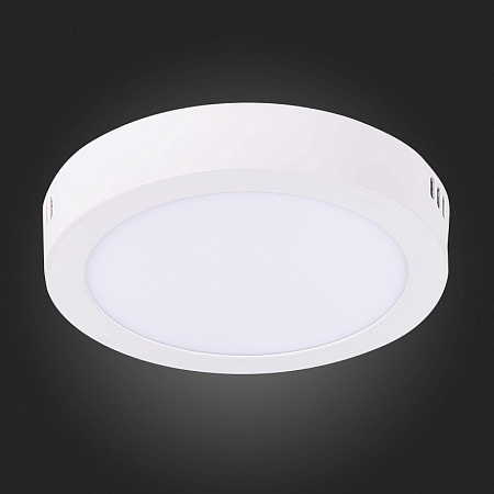 Светильник настенно-потолочный Белый LED 1*12W 3000K 715Lm Ra80 120° IP20 D160xH28 90-2 ST112.532.12 - фото