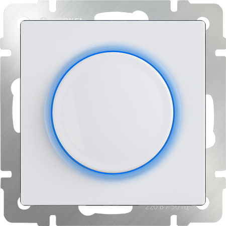 Диммер с подсветкой белый WL01-DM600-LED - фото