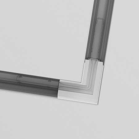 Коннектор угловой Gravity встраиваемый белый - фото