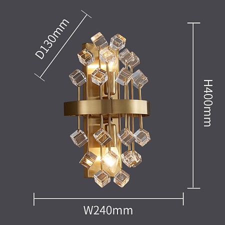 Настенный Светильник Rufina B Imperiumloft 209141-23 - фото