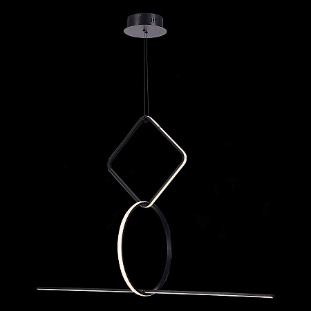 Светильник подвесной ST-Luce Черный LED 1*50W 3000K SL6113.453.01 - фото