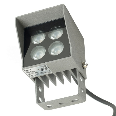 Светодиодный светильник ландшафтно-архитектурный Feron LL-895  AC220-240 4W синий IP66 квадрат - фото