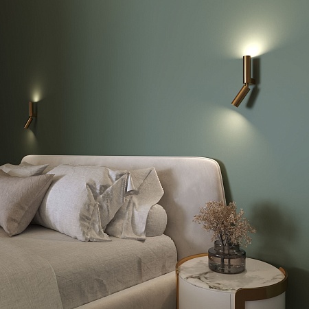 Настенный светильник Eurosvet 40020/1 LED латунь - фото