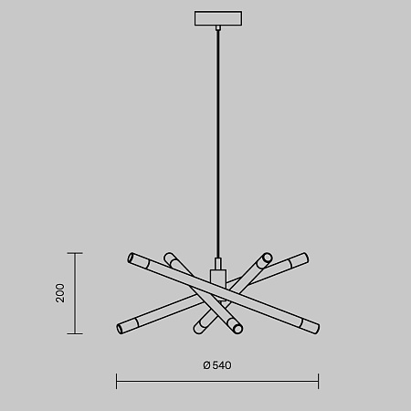 Подвесной светильник Freya Wands FR6130PL-L24B - фото
