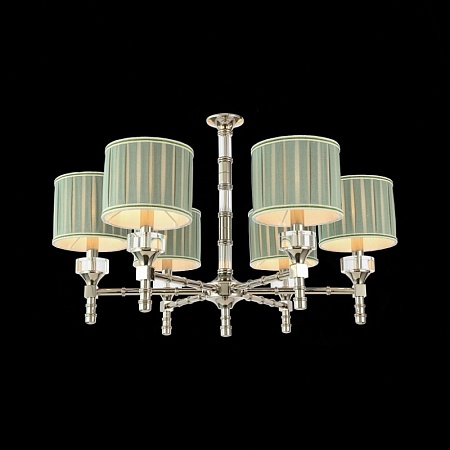 Люстра подвесная ST-Luce Никель/Оливковый E14 6*40W SL1121.103.06 - фото