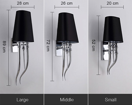 Настенный Светильник Crystal Light Brunilde Ipe Cavalli H52 Gold/Black Imperiumloft 189450-22 - фото