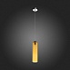Светильник подвесной ST-Luce Хром/Янтарный E27 1*60W SL1145.193.01 - фото