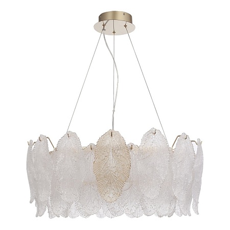 Светильник подвесной ST-Luce золото/прозрачный, янтарный LED 1*42W 3000K SL6135.213.01 - фото