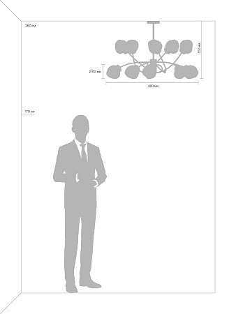 Люстра Freya FR8017PL-10MG - фото