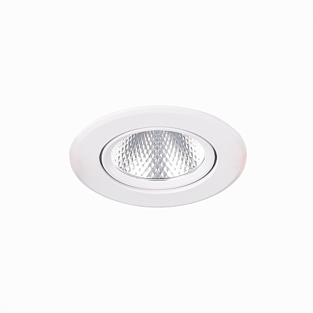 Св-к встр. Белый LED 1*8W 4000K 640Lm Ra80 36° IP20 D86xH50 220-240V ST211.548.08.36 - фото
