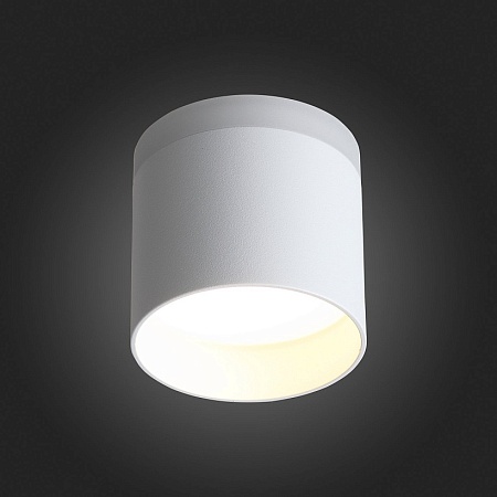 Светильник потолочный Белый LED 1*12W 3000K 936Lm Ra>80 120° IP20 D100xH90 170-240V ST102.502.12 - фото