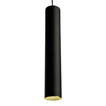 Светильник потолочный Feron ML1018 Barrel levitation на подвесе MR11 35W 230V, черный + золото 40*250 - фото