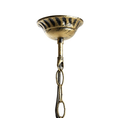 Светильник садово-парковый Feron 6205/PL6205  шестигранный на цепочке 100W E27 230V, черное золото - фото