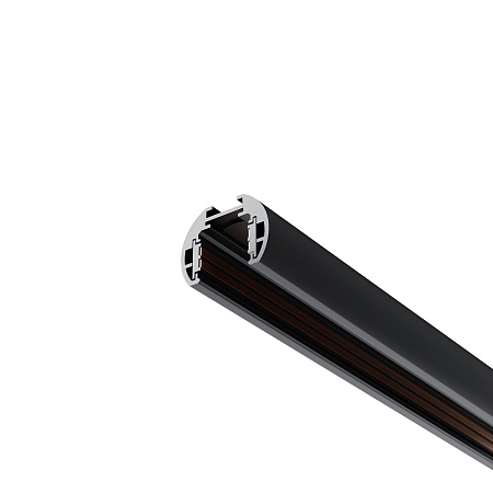Шинопровод 2м exility круглый низкопрофильный черный Technical Busbar trunkings Exility TRXM034-R-412B - фото