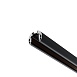Шинопровод 2м exility круглый низкопрофильный черный Technical Busbar trunkings Exility TRXM034-R-412B - фото