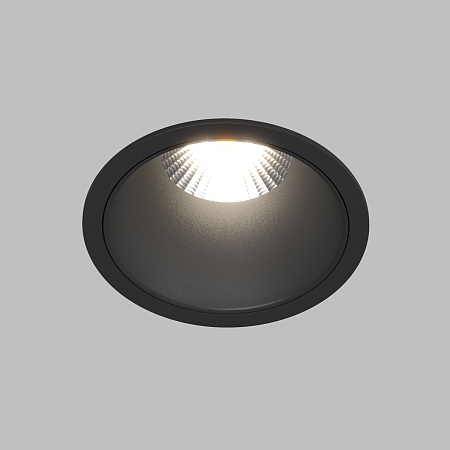 DK4500-BK Встраиваемый светильник, IP 20, 12 Вт, LED 3000, черный, алюминий - фото