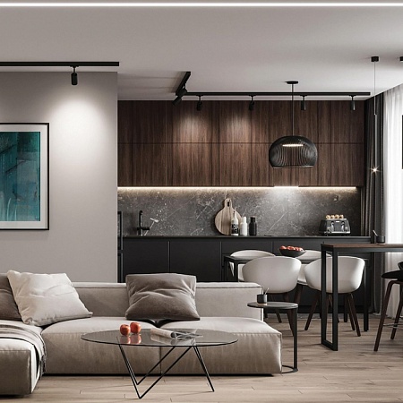 Светильник Feron AL198 трековый однофазный на шинопровод под лампу GU10, белый с антибликовой сеточкой - фото