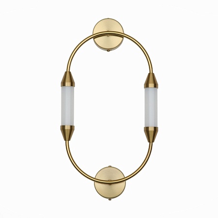 Бра ST-Luce Латунь/Белый LED 2*4W 3000K SL6004.301.02 - фото