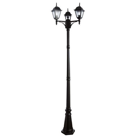 Парковый светильник ARTE LAMP A1017PA-3BK - фото