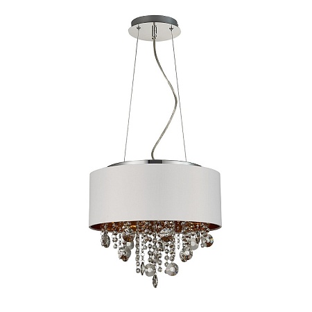 Светильник подвесной ST-Luce Хром/Белый, Золотистый, Прозрачный E14 4*40W SL1350.503.04 - фото