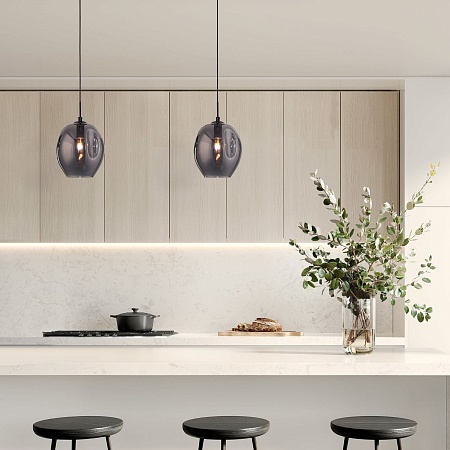 Подвесной акцентный светильник Eurosvet 50195/1 черный жемчуг - фото