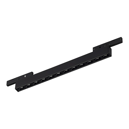 Магнитный трековый светильник Черный LED 1*10W 3000K 430Lm Ra>90 IP20 L196xW10xH18 24V ST666.436.10 - фото