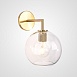 Бра Rh Utilitaire Globe Shade Single Sconce Brass Imperiumloft 123276-22 - фото