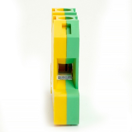 LD551-4-100 ЗНИ Зажим наборный изолированный (винтовой) 10,0 мм2 (JXB 10), желтый,зеленый - фото